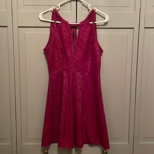 Free People Lace Flared Mini Dress